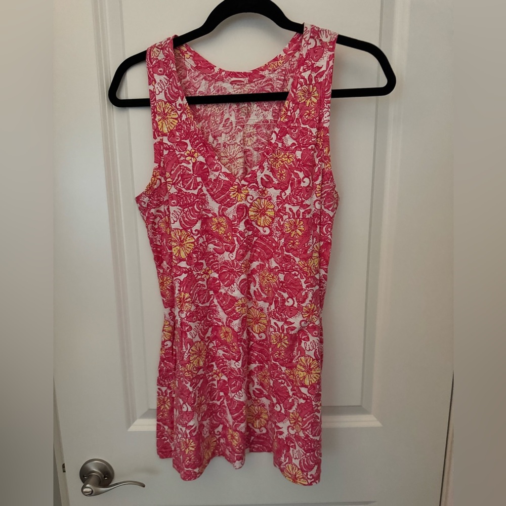 Lilly Pulitzer tank top. Pink. Size medium